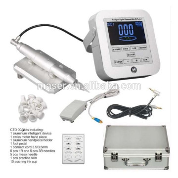 Professionelle Augenbraue Hairstroke Permanent Makeup Feature Tattoo Maschine Digital, Hot Verkauf Micropigmentation Machine Kit